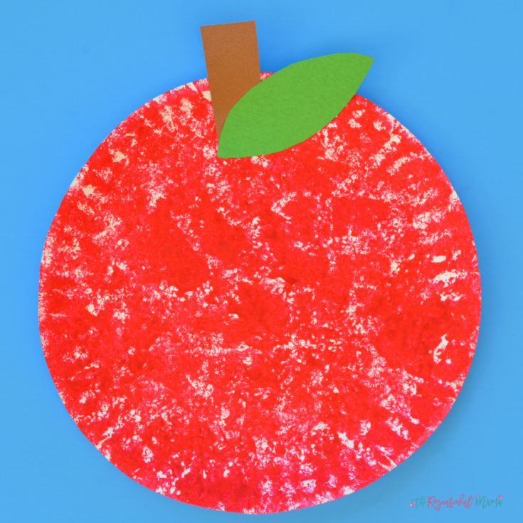Image for Sponge Painted Apple Craft for Kids