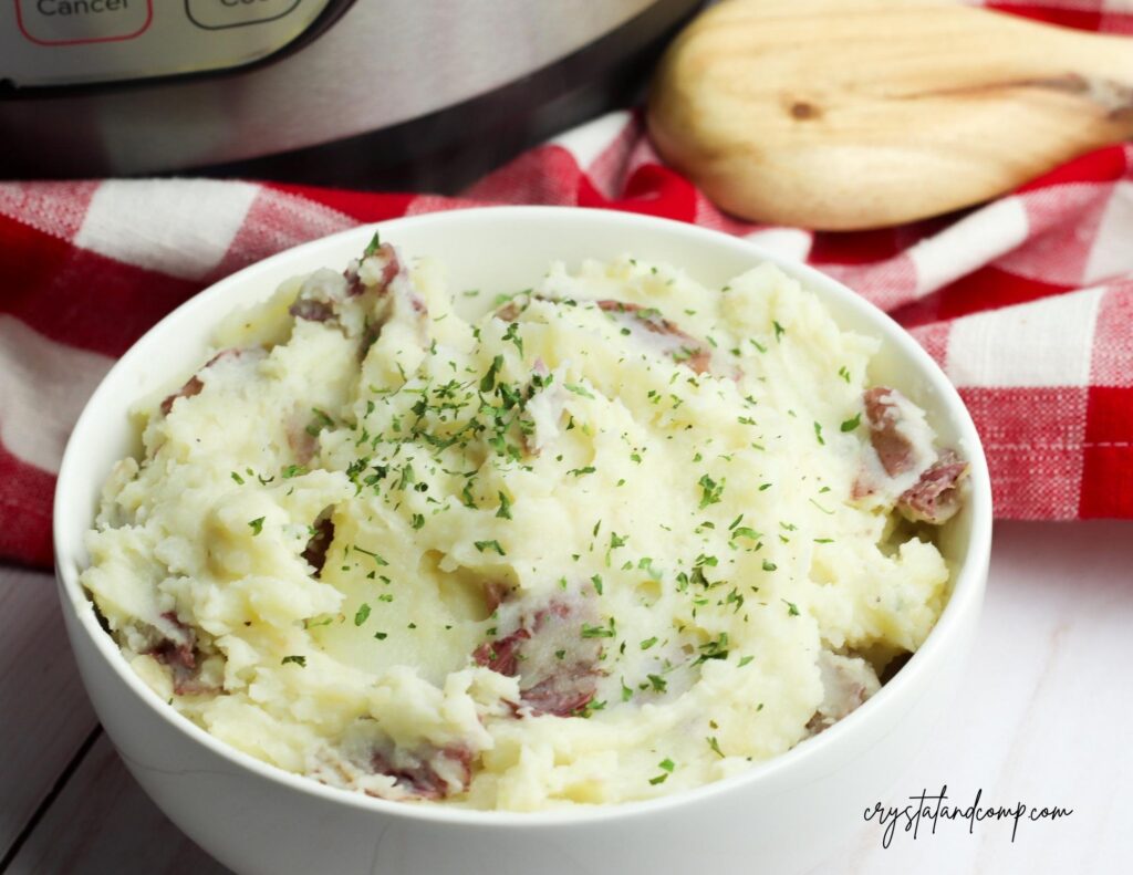instant pot mashed potatoes with parsley