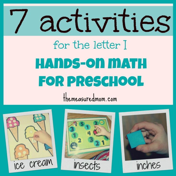 Image for Hands-on Math for Preschool: The Letter "I"