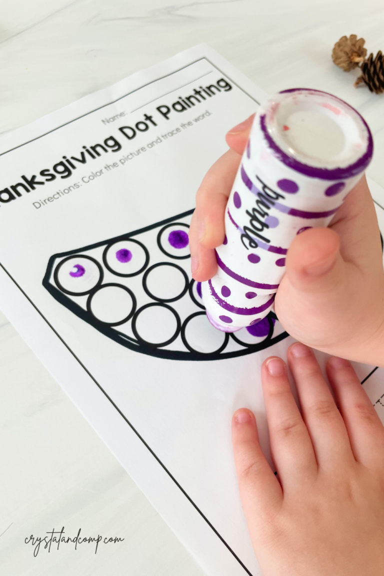 Thanksgiving Do a Dot Printables