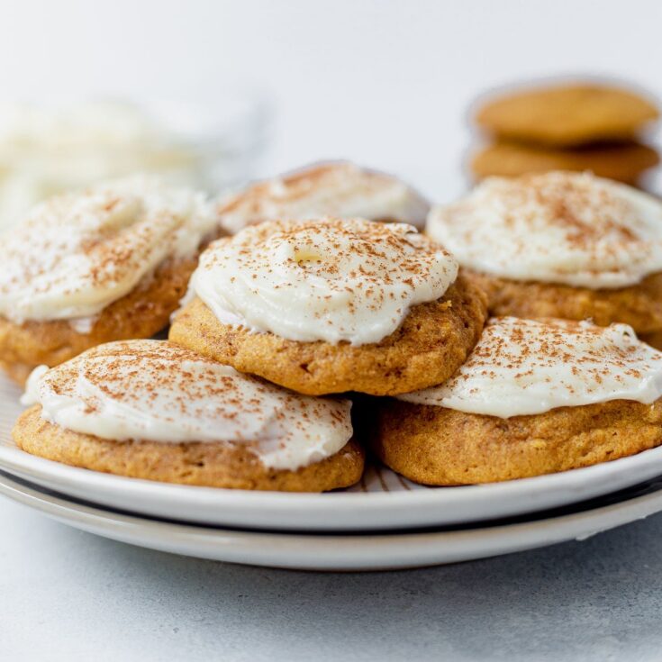 Image for Soft Pumpkin Cookies with Cream Cheese Frosting