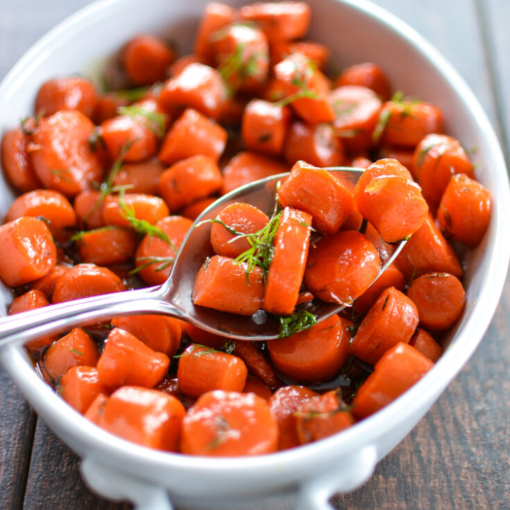 Image for Bourbon Maple Glazed Carrots