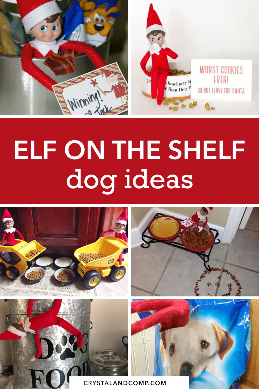 elf on the shelf dog ideas