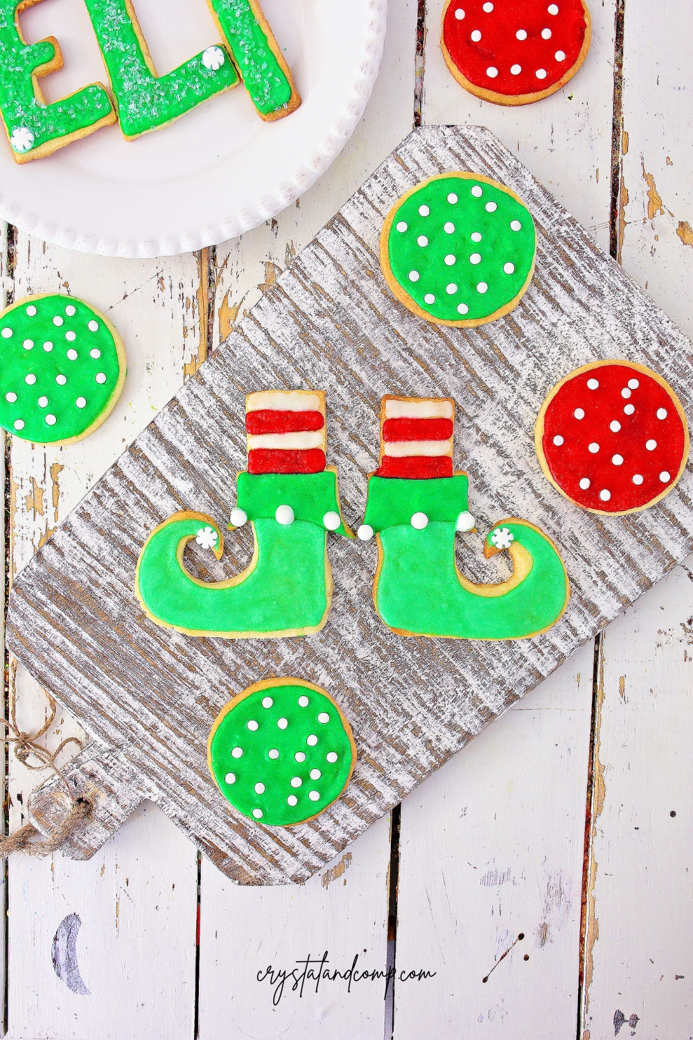 elf cookie recipe shoes and circles