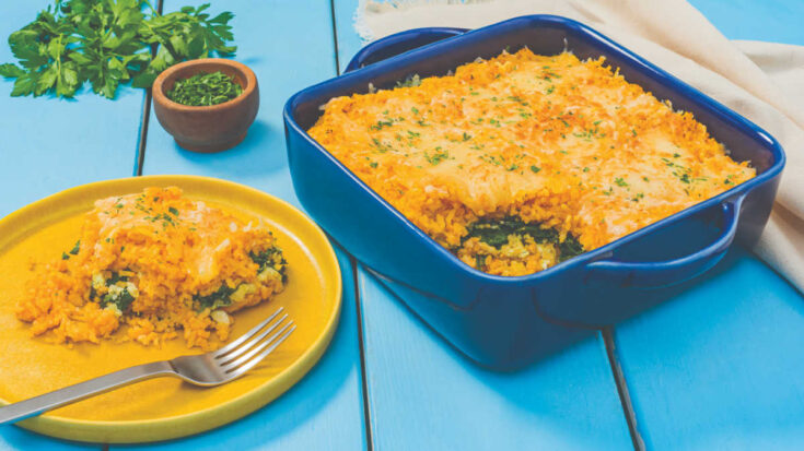 Image for Spinach and Pumpkin Rice Casserole