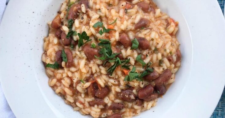 Image for Borlotti Beans Recipe: Easy Risotto Recipe