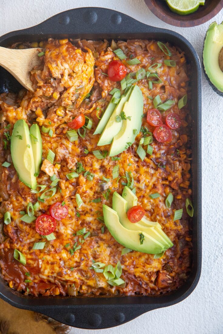 Image for Chicken and Rice Enchilada Casserole