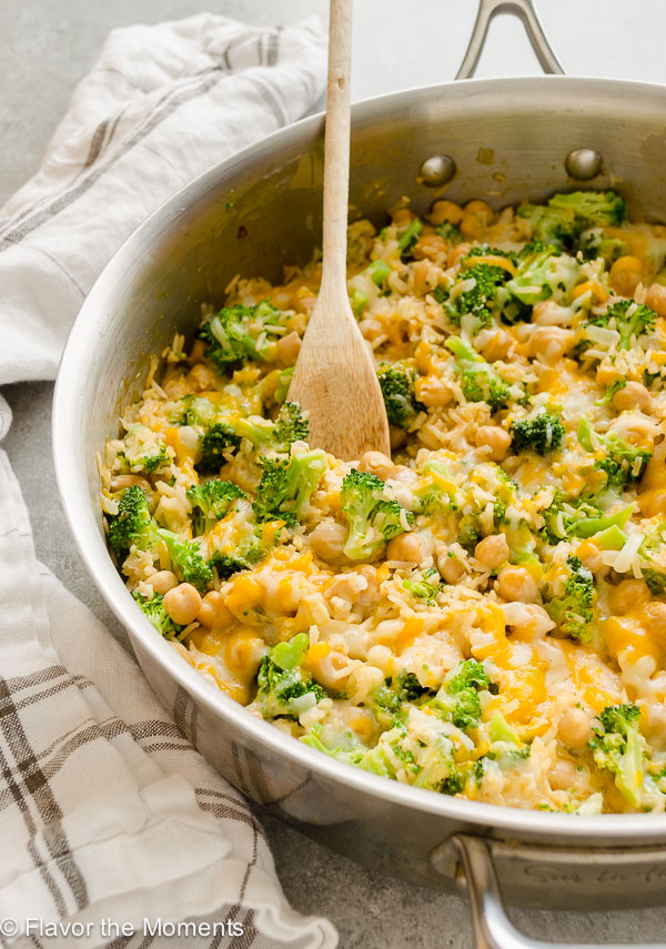 Image for One Pot Cheesy Broccoli Chickpea Rice Casserole {GF, VEG}
