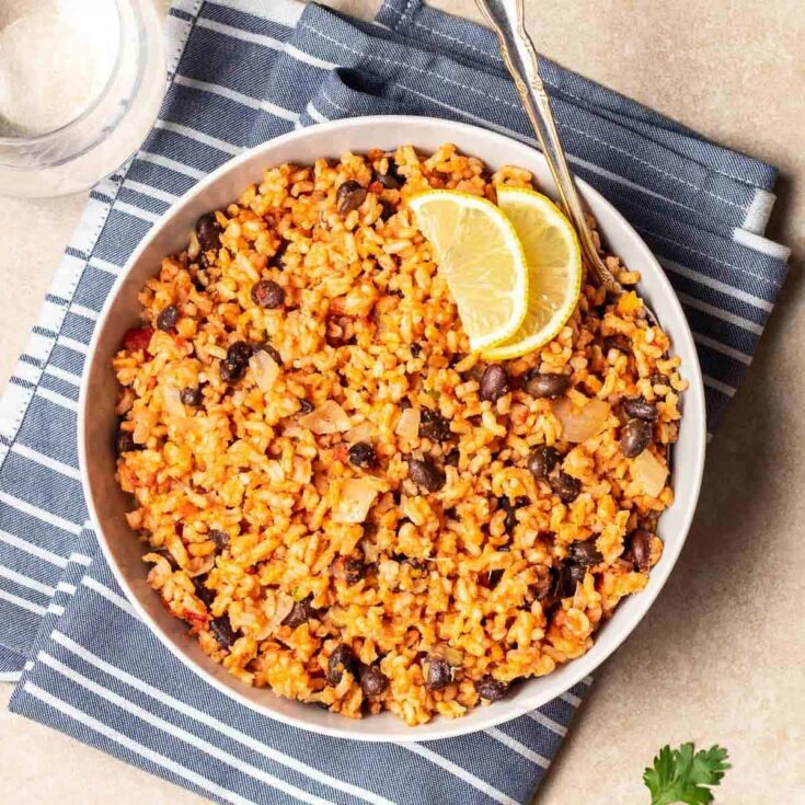 Image for Spicy Vegan Mexican Rice and Black Beans