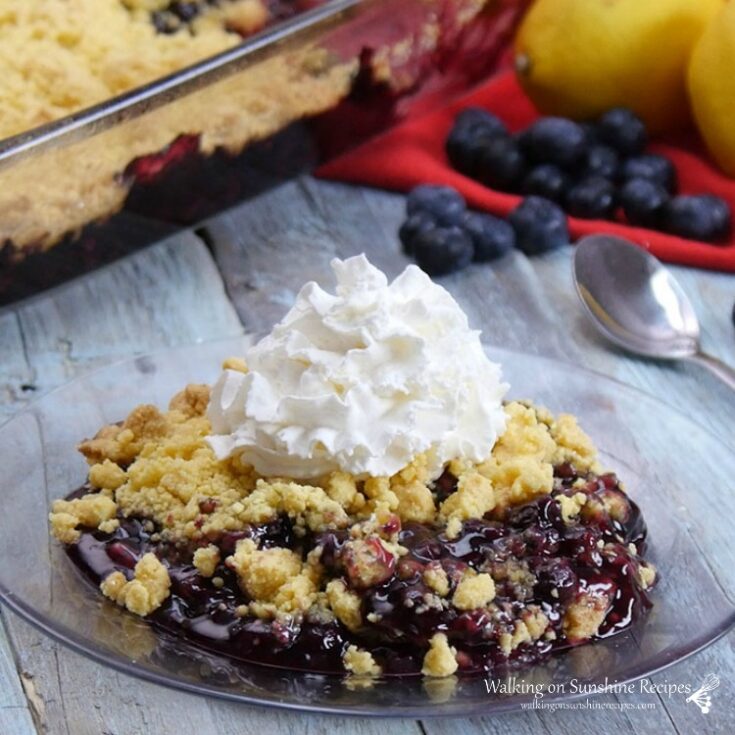 Image for Blueberry Lemon Dump Cake