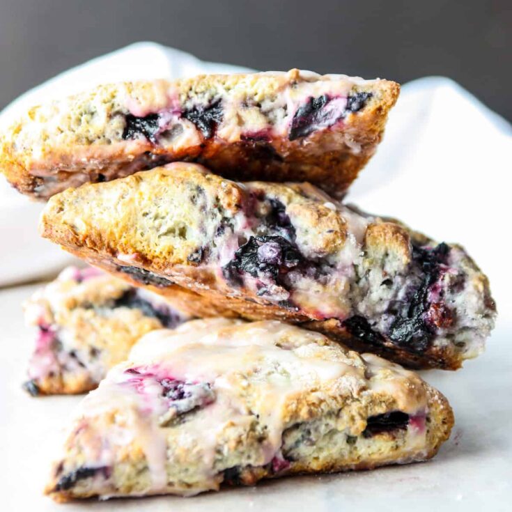 Image for Gluten Free Blueberry Scones (Lemon Glazed)