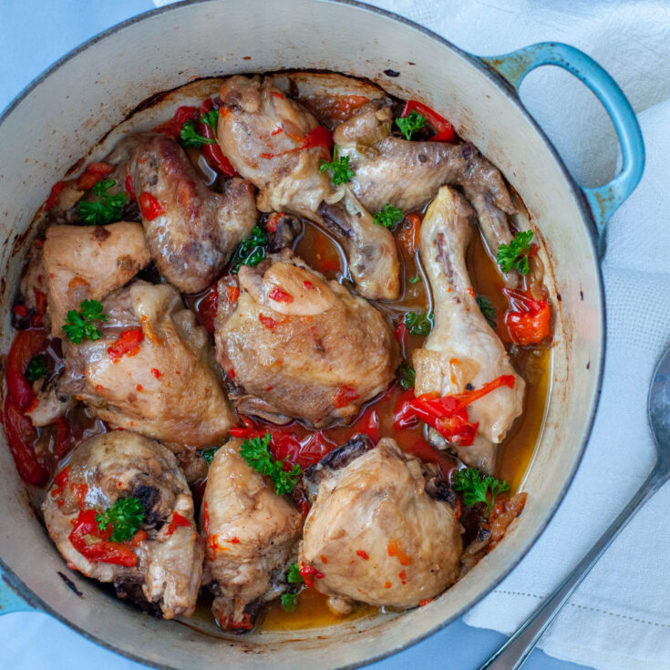 Image for Chicken And Peppers Recipe Italian