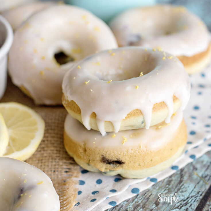 Image for Baked Lemon Blueberry Donuts