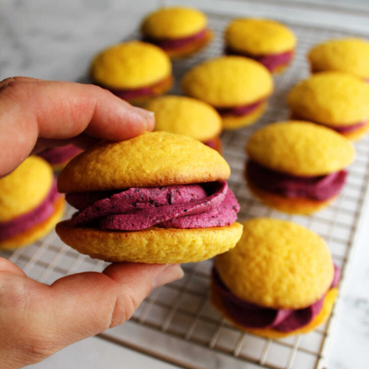 Image for Lemon Blueberry Whoopie Pies with a Cake Mix