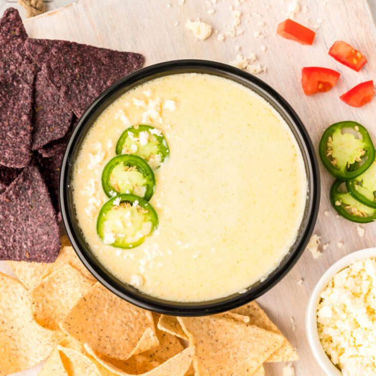 Image for 5 Ingredient White Queso Dip (Queso Blanco)