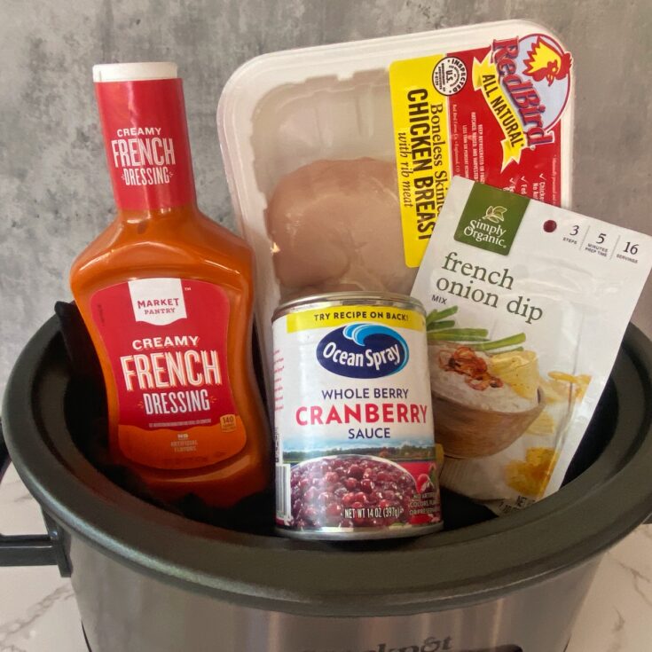 Image for 4 Ingredient Slow Cooker Cranberry Chicken