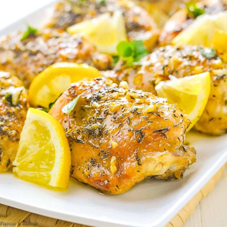 Image for Easy Baked Lemon Chicken - Keto