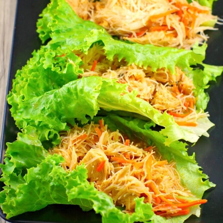 Image for Honey Sriracha Chicken Lettuce Wraps