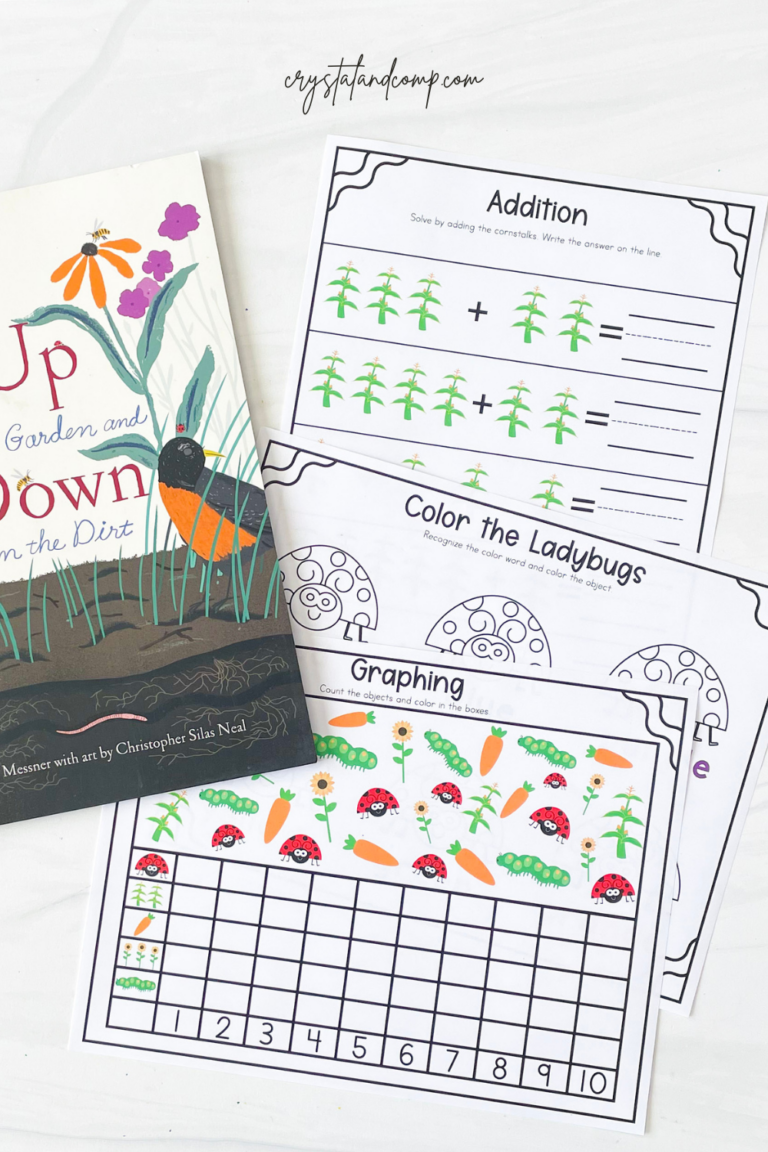 up in the garden down in the dirt activity pack