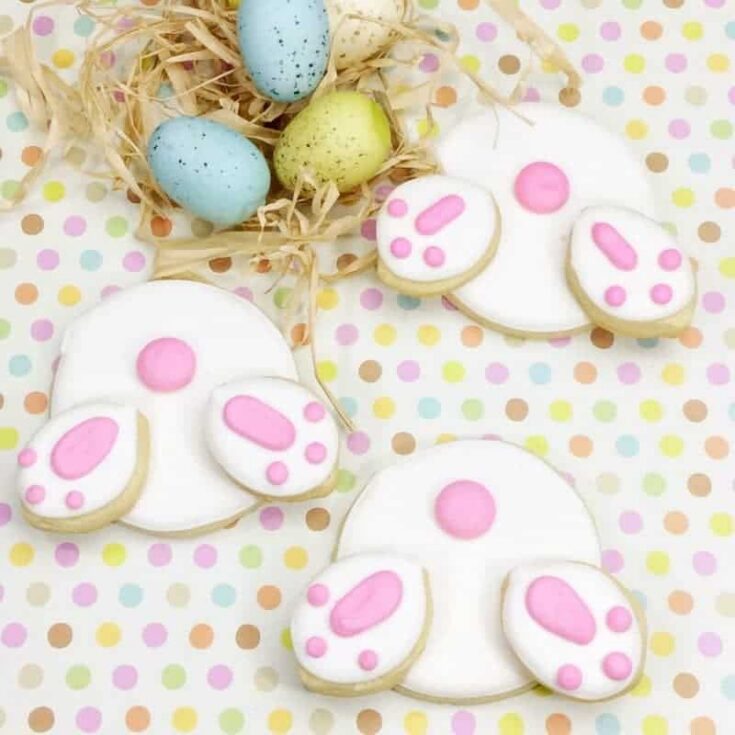 Image for Bunny Butt Cookies Recipe for Easter