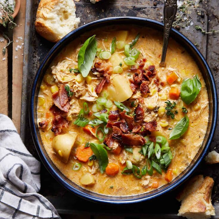 Image for Slow Cooker Creamy Chicken and Corn Soup