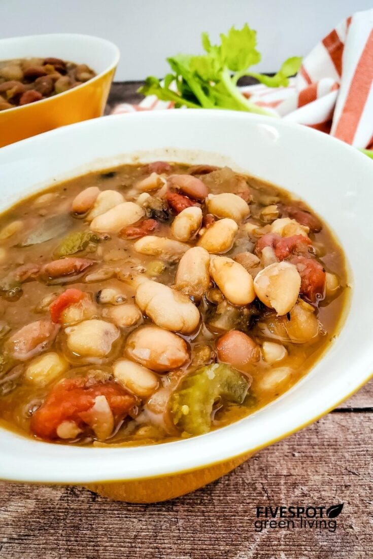 Image for Hearty Crockpot Bean Soup Recipe