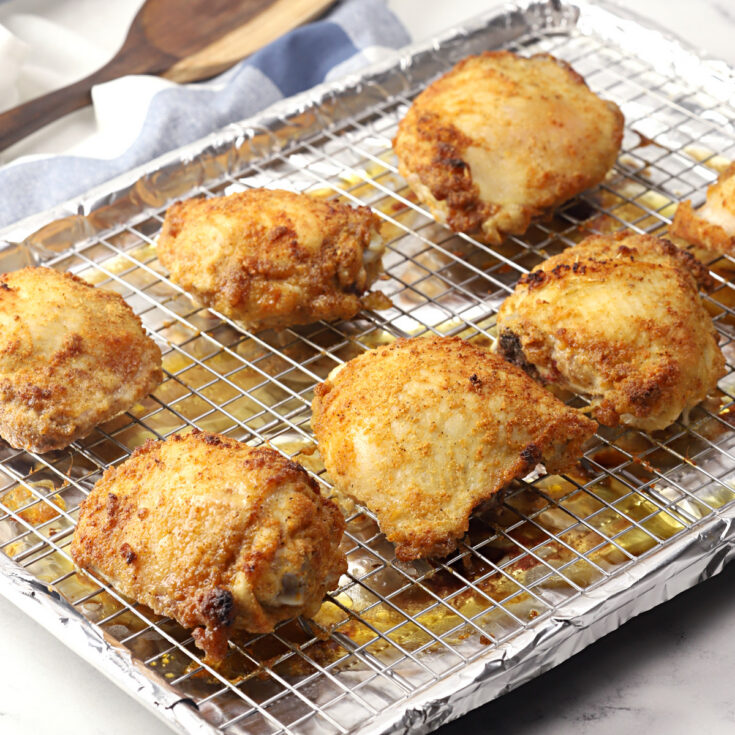 Image for Crispy Baked Chicken Thighs