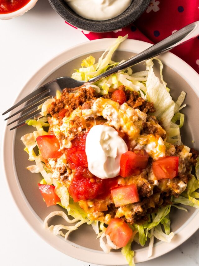 taco bake recipe with sour cream