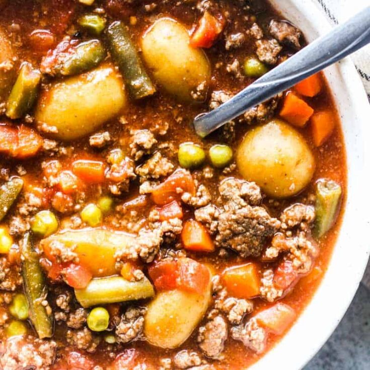 Image for Hearty Crockpot Cowboy Stew Recipe