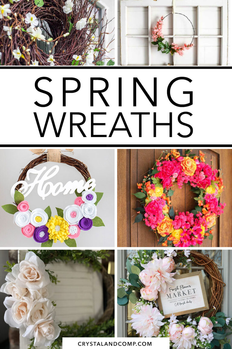 Spring Wreaths - CrystalandComp.com