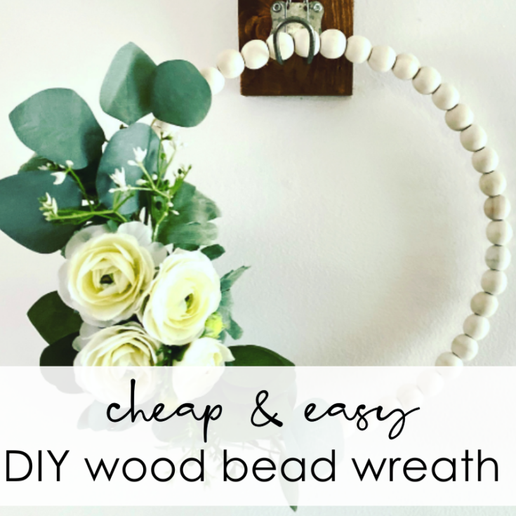 Image for Cheap & Easy DIY Wood Bead Wreaths for Every Season