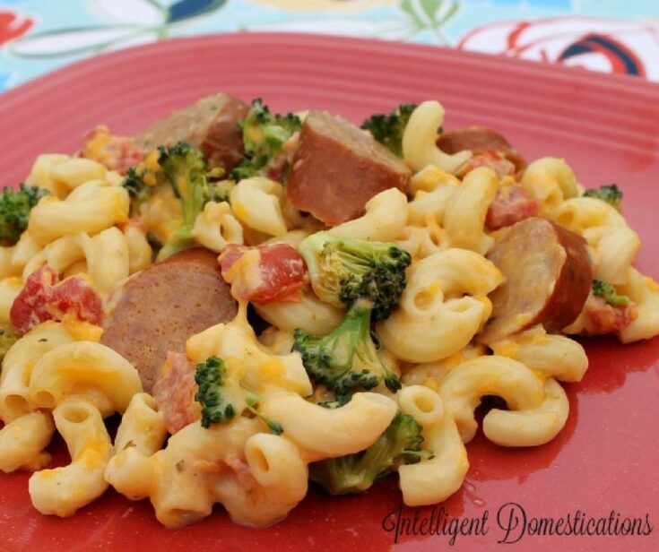 Image for Crockpot Broccoli and Sausage Macaroni Casserole