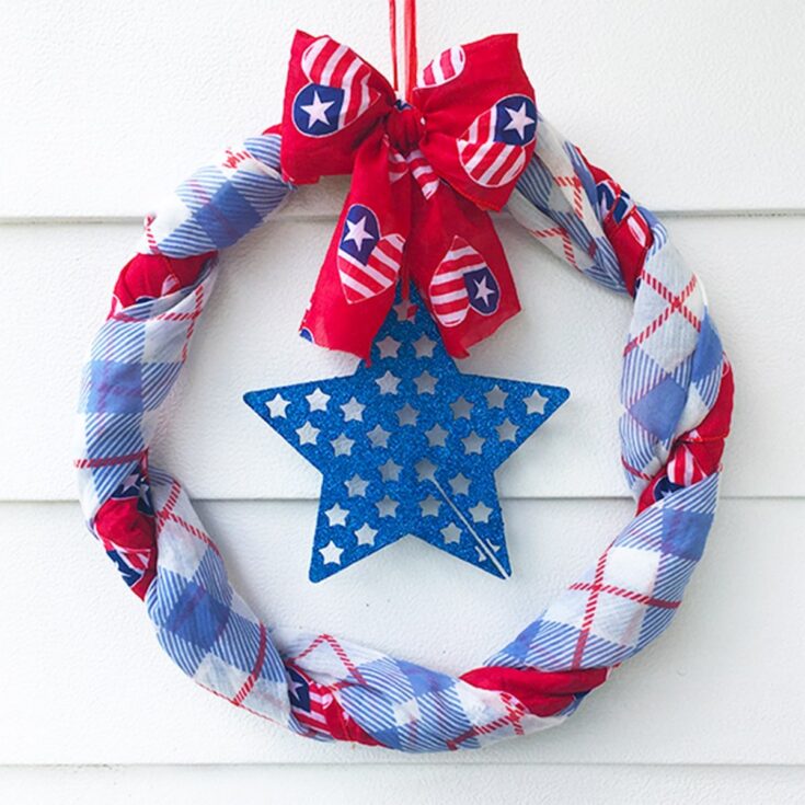 Image for DIY Americana Scarf Wreath
