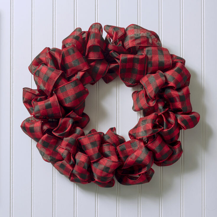 Image for DIY Ribbon Wreath in Three Easy Steps!