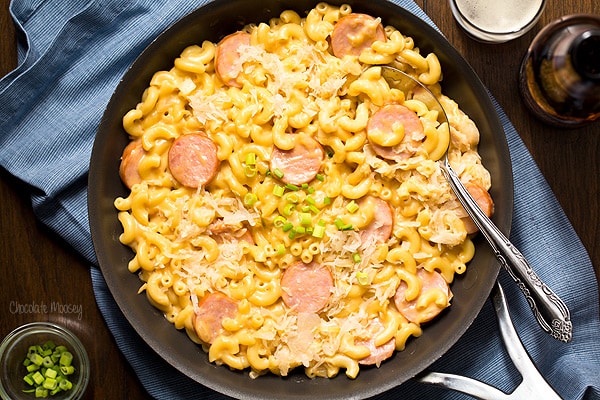 Image for Kielbasa and Beer Mac and Cheese