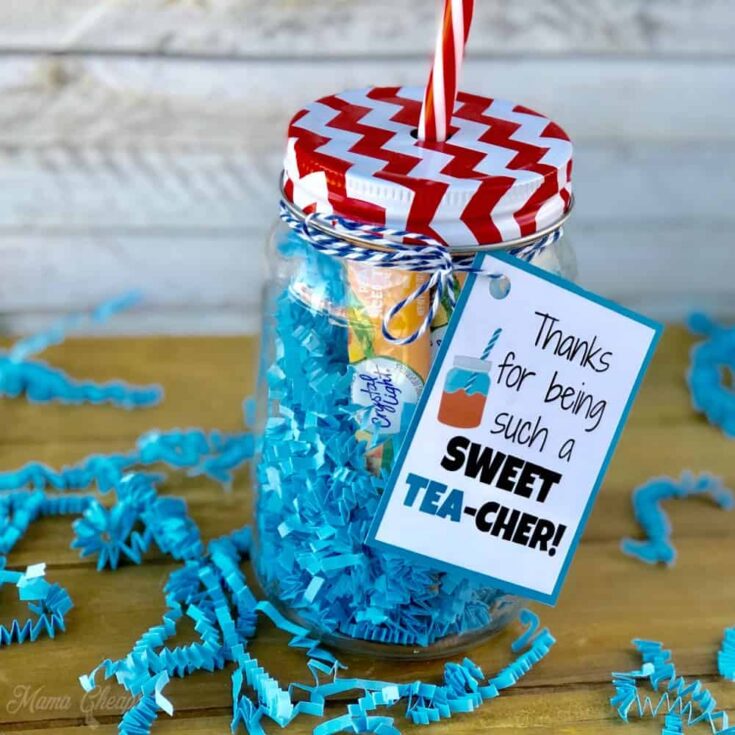 Image for Sweet TEA-cher Iced Tea Themed Teacher Gift + Printable Tags