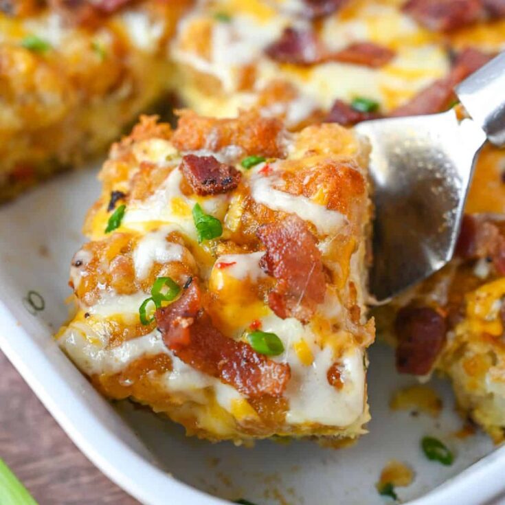 Image for Tater Tot Breakfast Casserole with Bacon