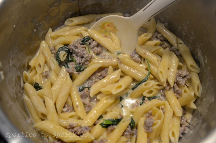 Image for Instant Pot Creamy Sausage Pasta