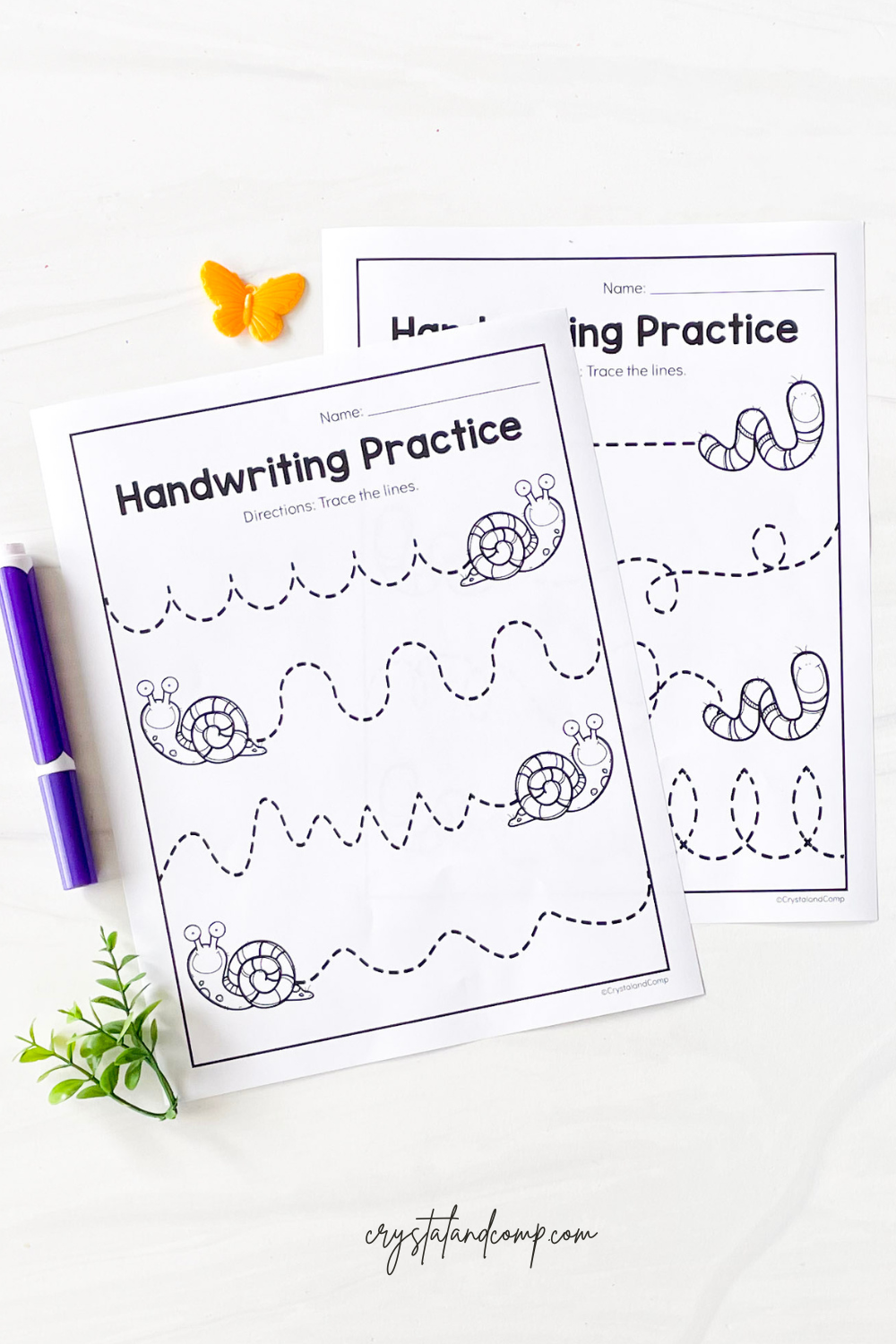 line tracing worksheets for young learners