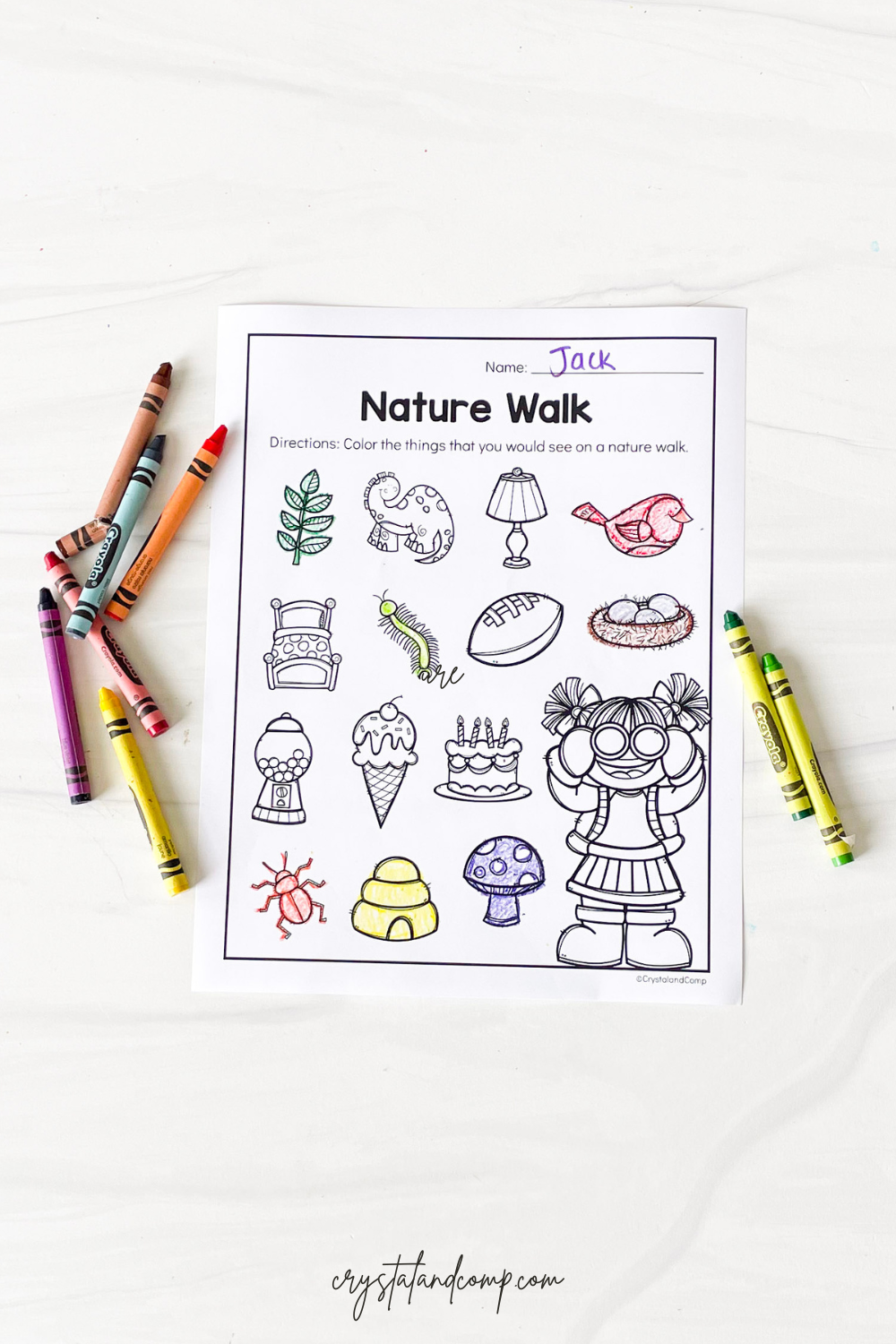 Free Printable Nature Worksheets