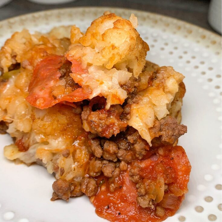 Image for Pizza Tater Tots Casserole