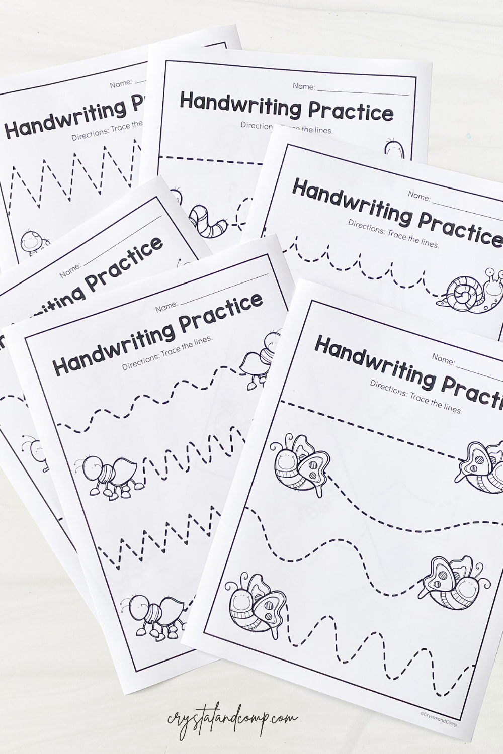 preschool handwriting practice