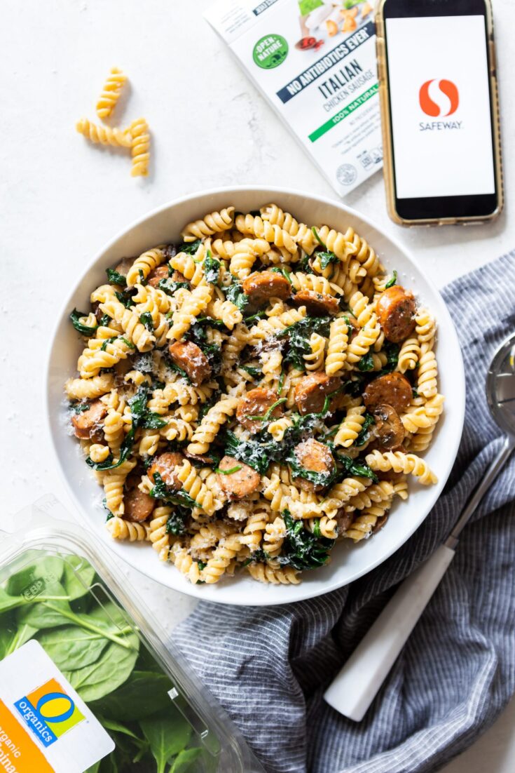 Image for 20 minute Sausage and Mushroom Pasta