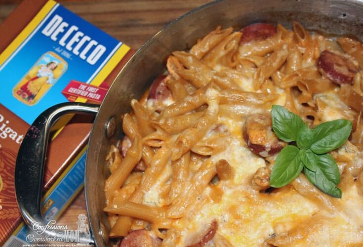 Image for Sausage Pasta Recipe with Cream Sauce