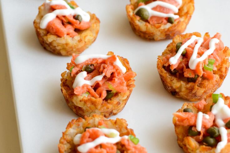 Image for Easy Smoked Salmon & Potato Appetizer