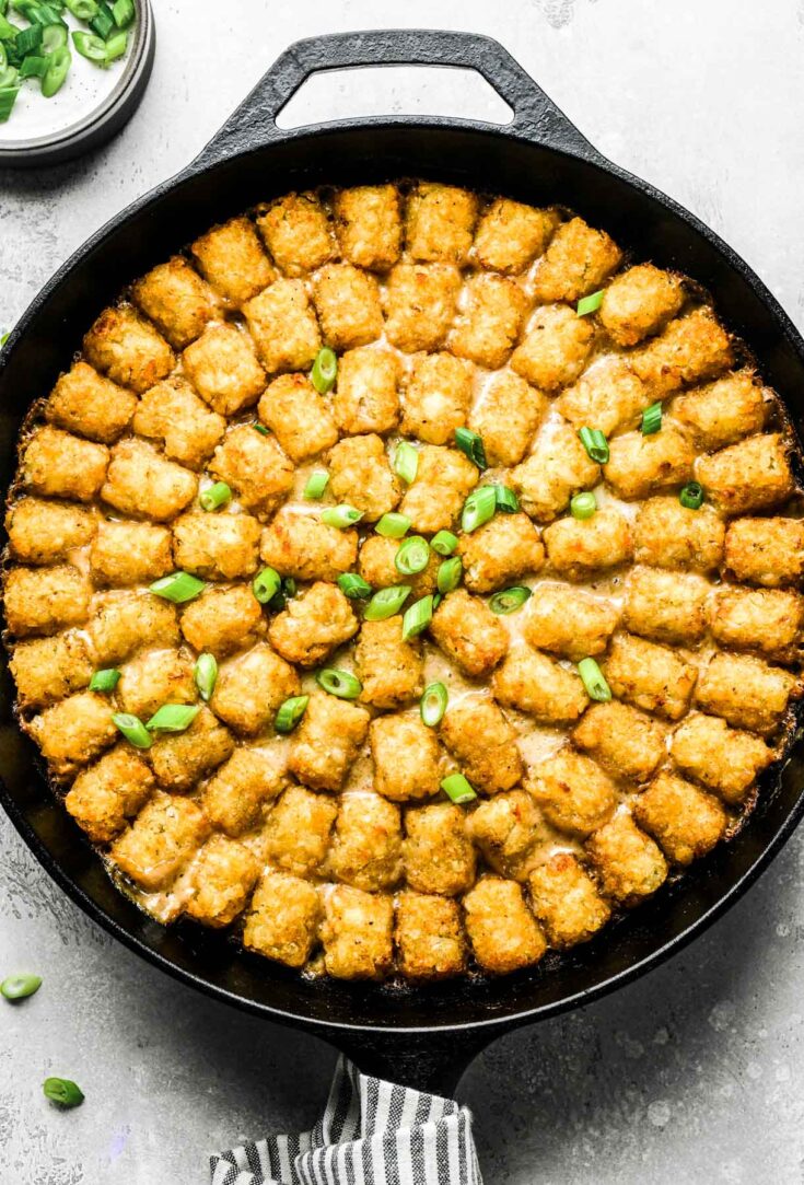 Image for Spinach Gruyere Tater Tot Hotdish