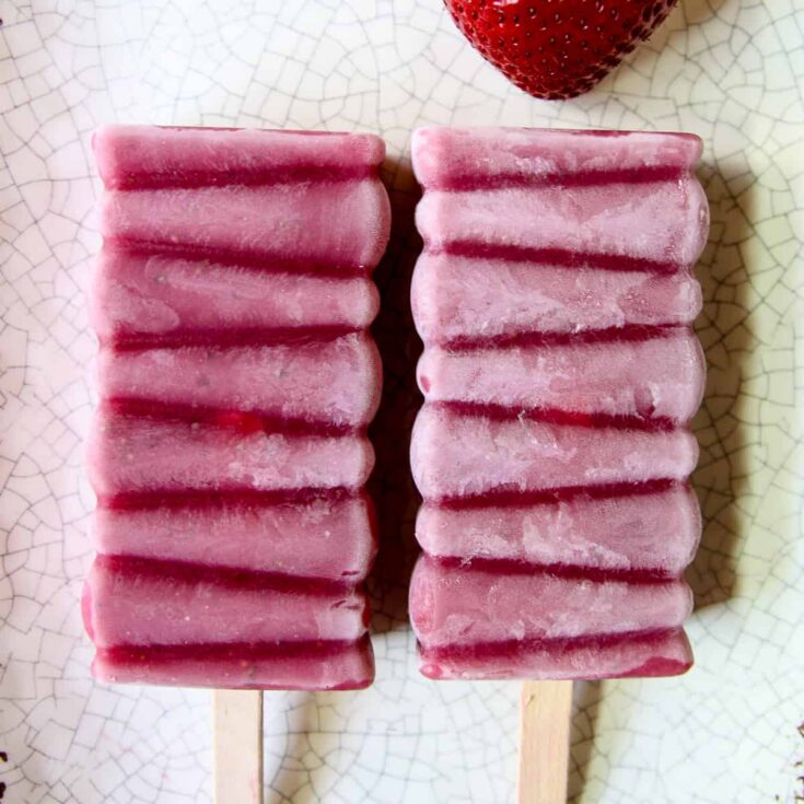 Image for Strawberry Popsicles (No Sugar)