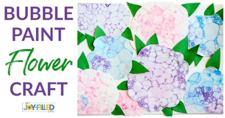 Image for Super Fun Bubble Paint Flower Craft for Kids