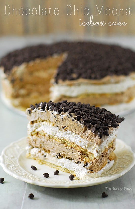 Image for Chocolate Chip Mocha Icebox Cake Recipe