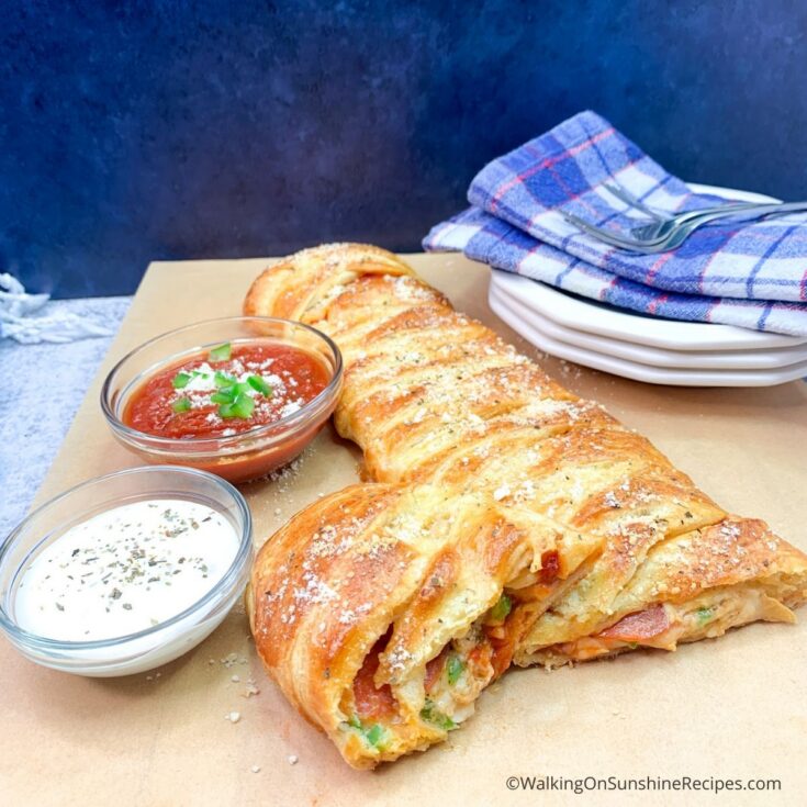 Image for Crescent Roll Pizza Braid